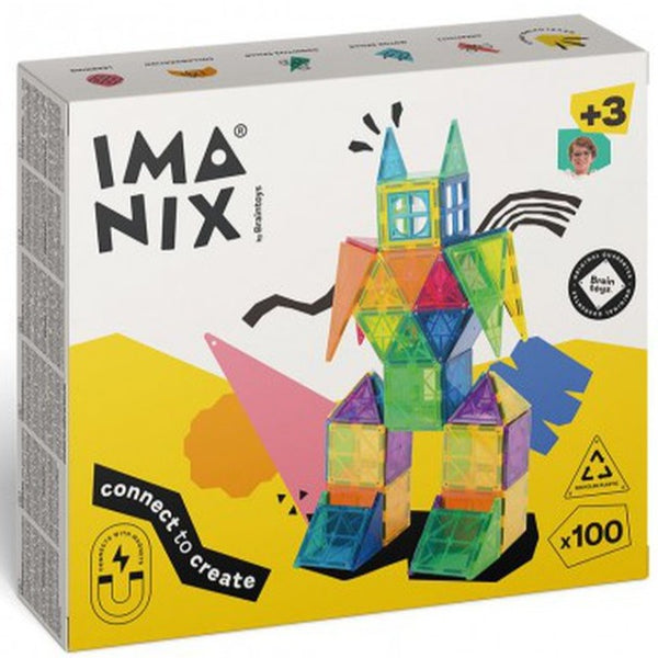 Construcción Magnética Imanix · 100 piezas