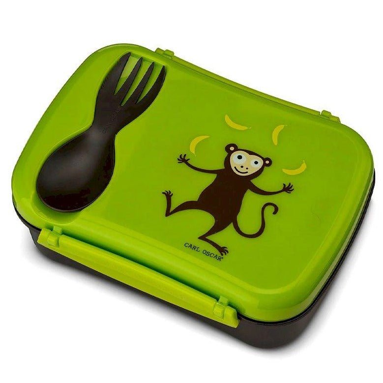 Caja de Almuerzo N'ice Box Kids Carl Oscar · Mono Lime - La Chata Merengüela