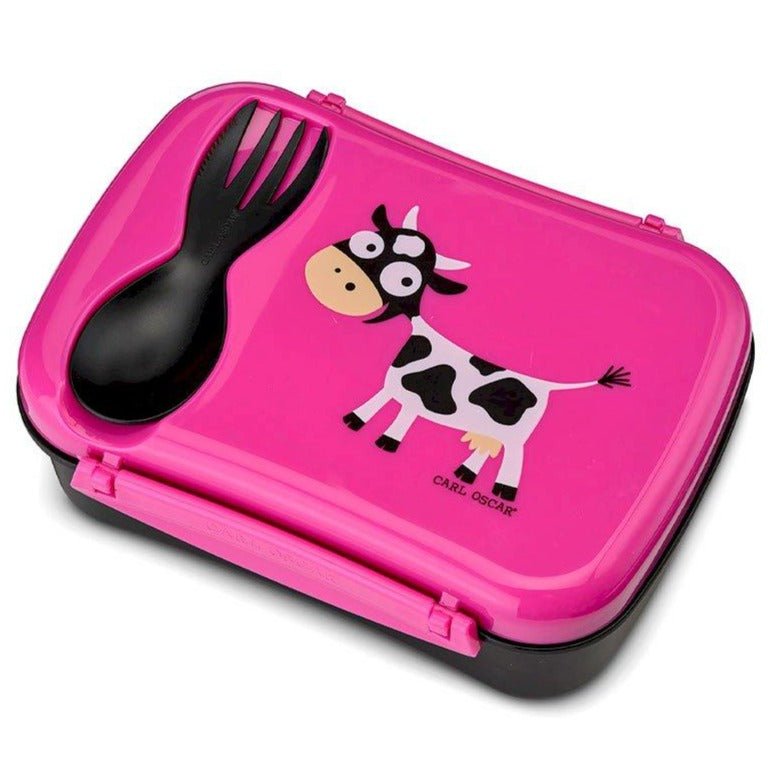 Caja de Almuerzo N'ice Box Kids Carl Oscar · Vaca Purple - La Chata Merengüela