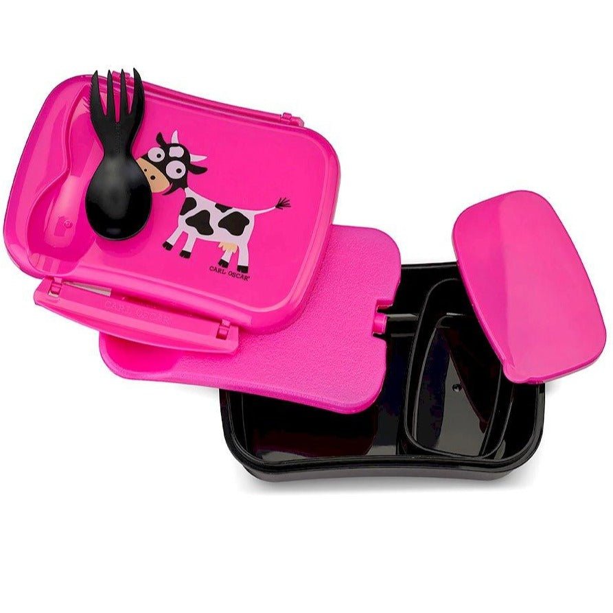 Caja de Almuerzo N'ice Box Kids Carl Oscar · Vaca Purple - La Chata Merengüela
