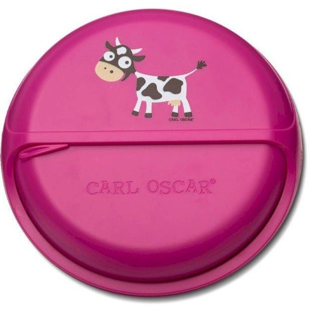 Caja de Almuerzo SnackDisc Carl Oscar · Vaca Purple - La Chata Merengüela