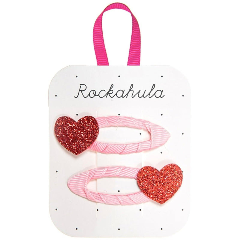 Clips Pelo Rockahula Kids · Love Heart Glitter - La Chata Merengüela