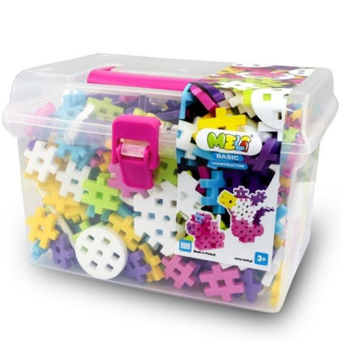 Construcciones Meli · Basic constructor pastel travel box 500 piezas - La Chata Merengüela