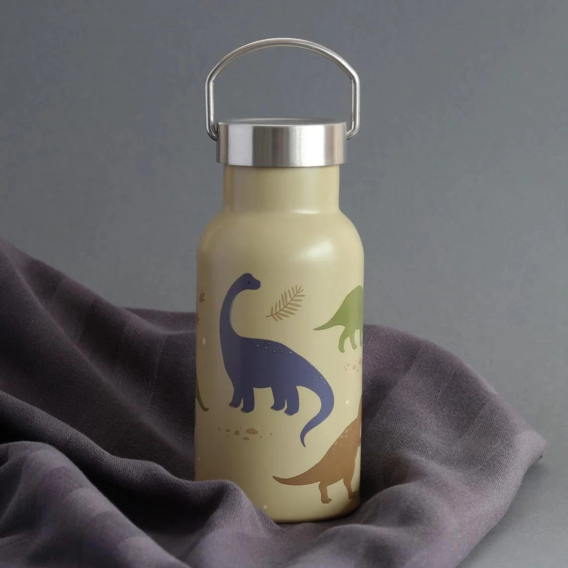 Botella de acero ALLC 350 ml. · dinosaurios