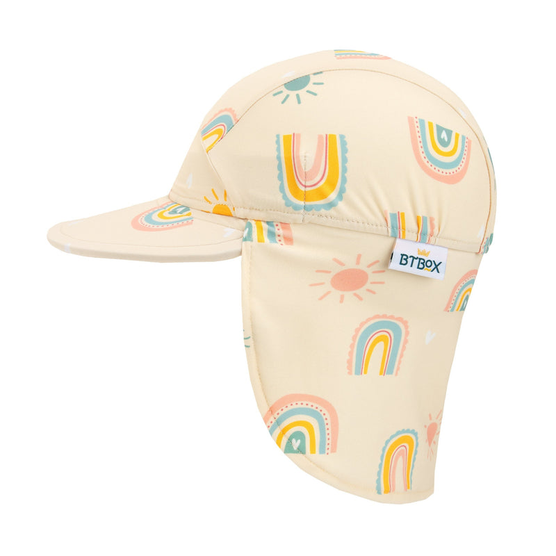 Gorra de baño con visera UPF +50 BTBOX · Rainbow - La Chata Merengüela