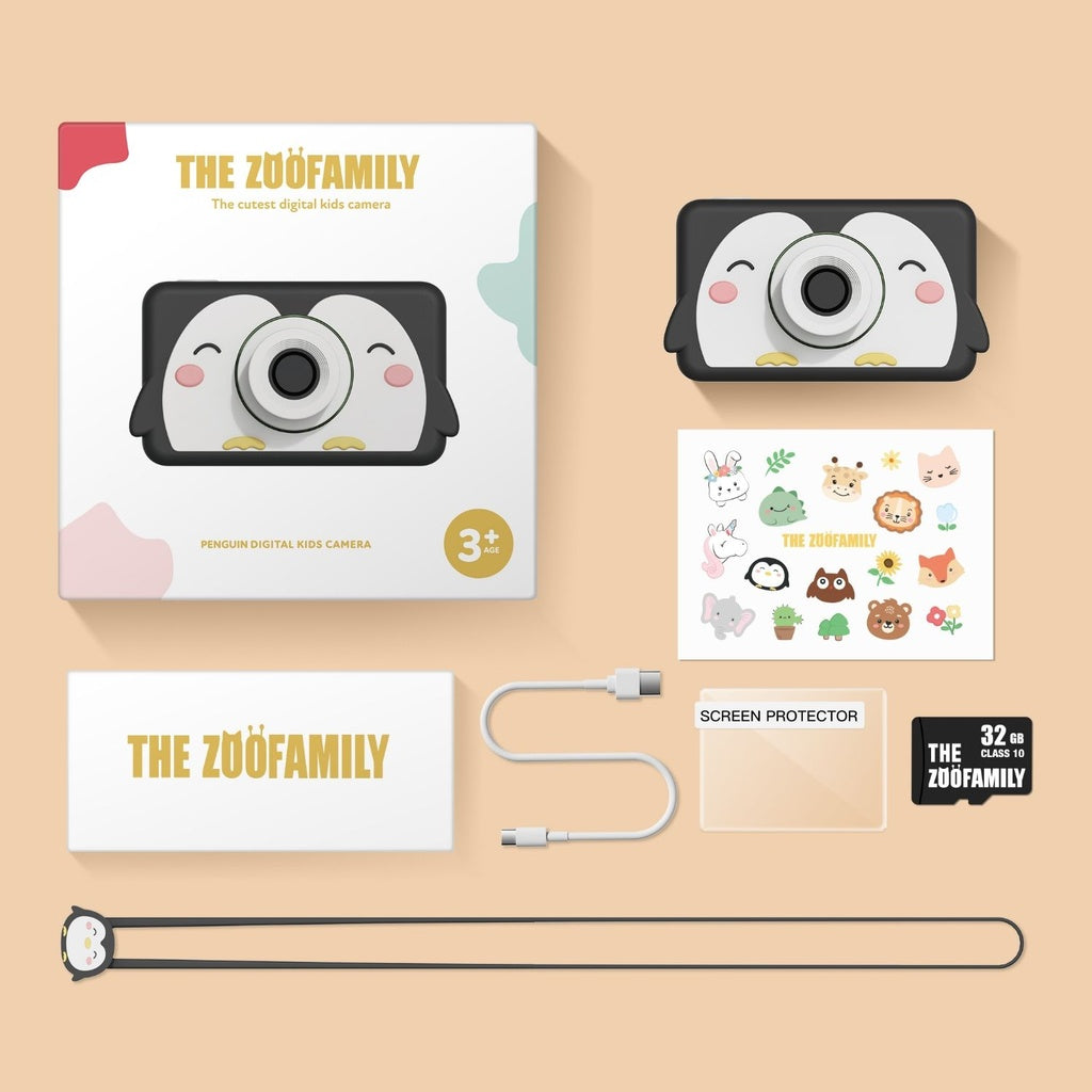 Cámara de fotos digital ZOO FRIENDS · pingüino