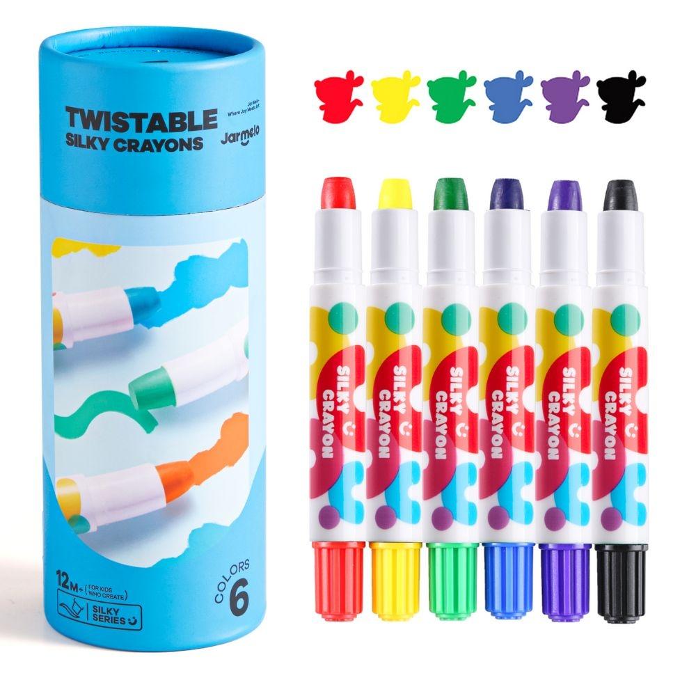 6 crayons suaves lavables