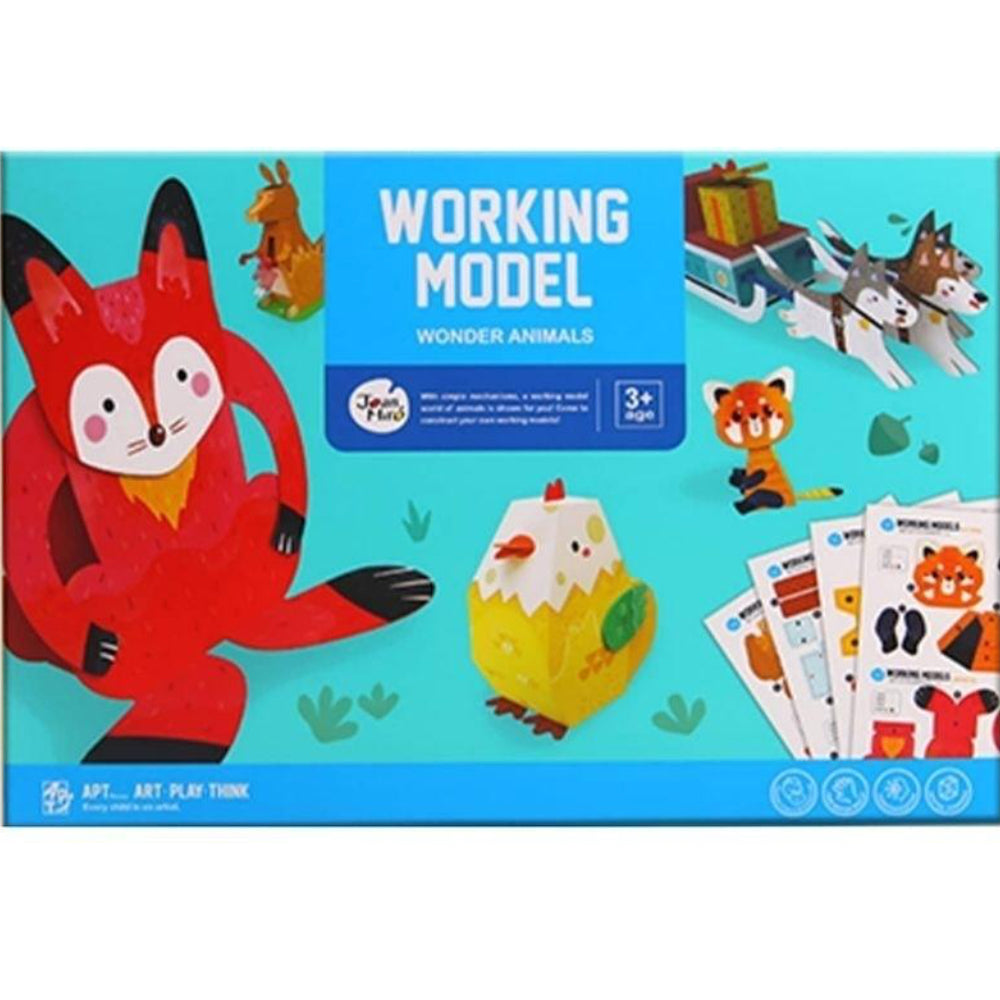 Kit creativo papiroflexia 3D WONDER ANIMALS