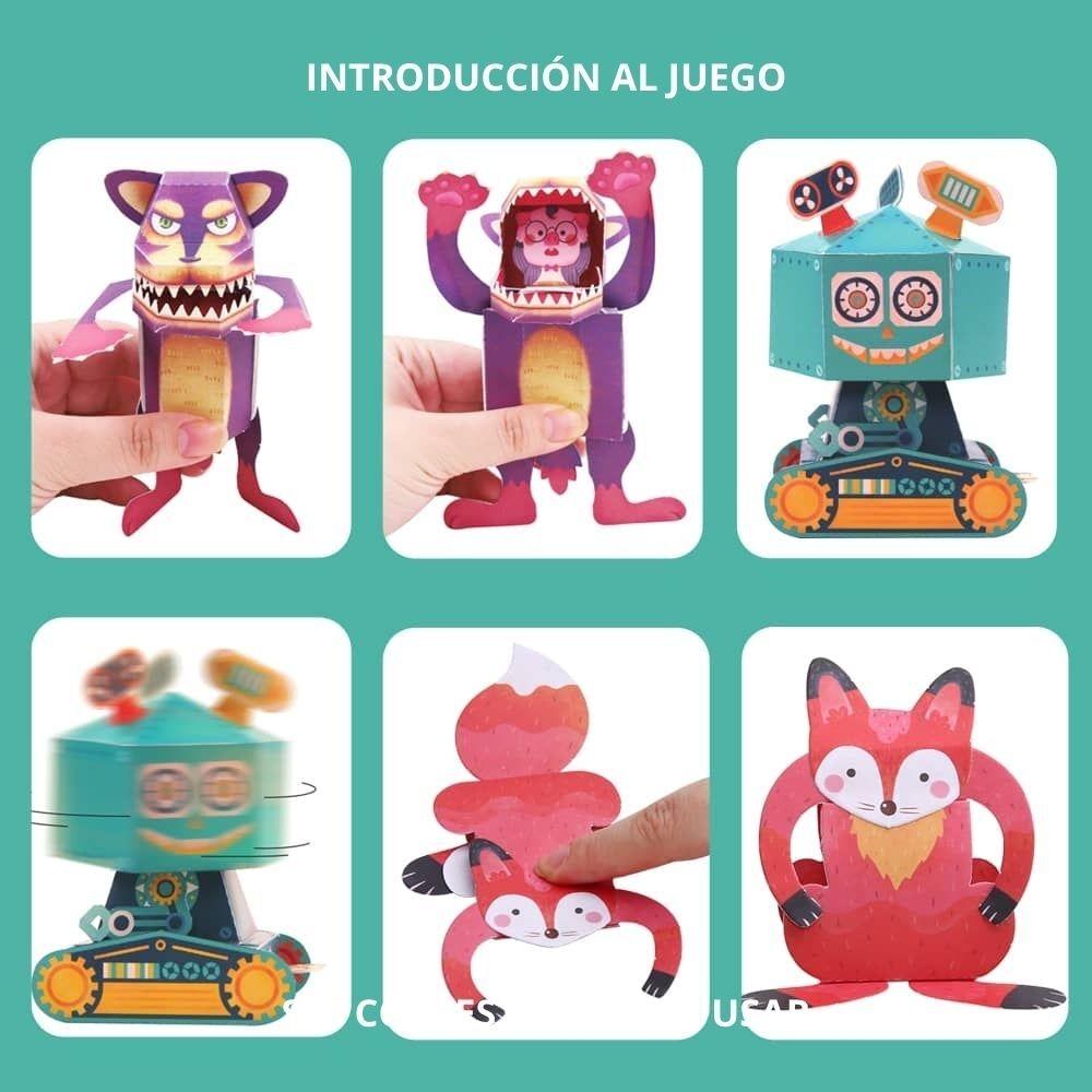 Kit creativo papiroflexia 3D WONDER ANIMALS