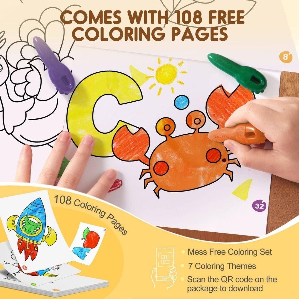 12 crayones KEY de cera de abeja