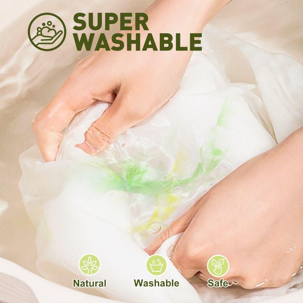 Pintura de dedos vegetal en polvo: 6 colores