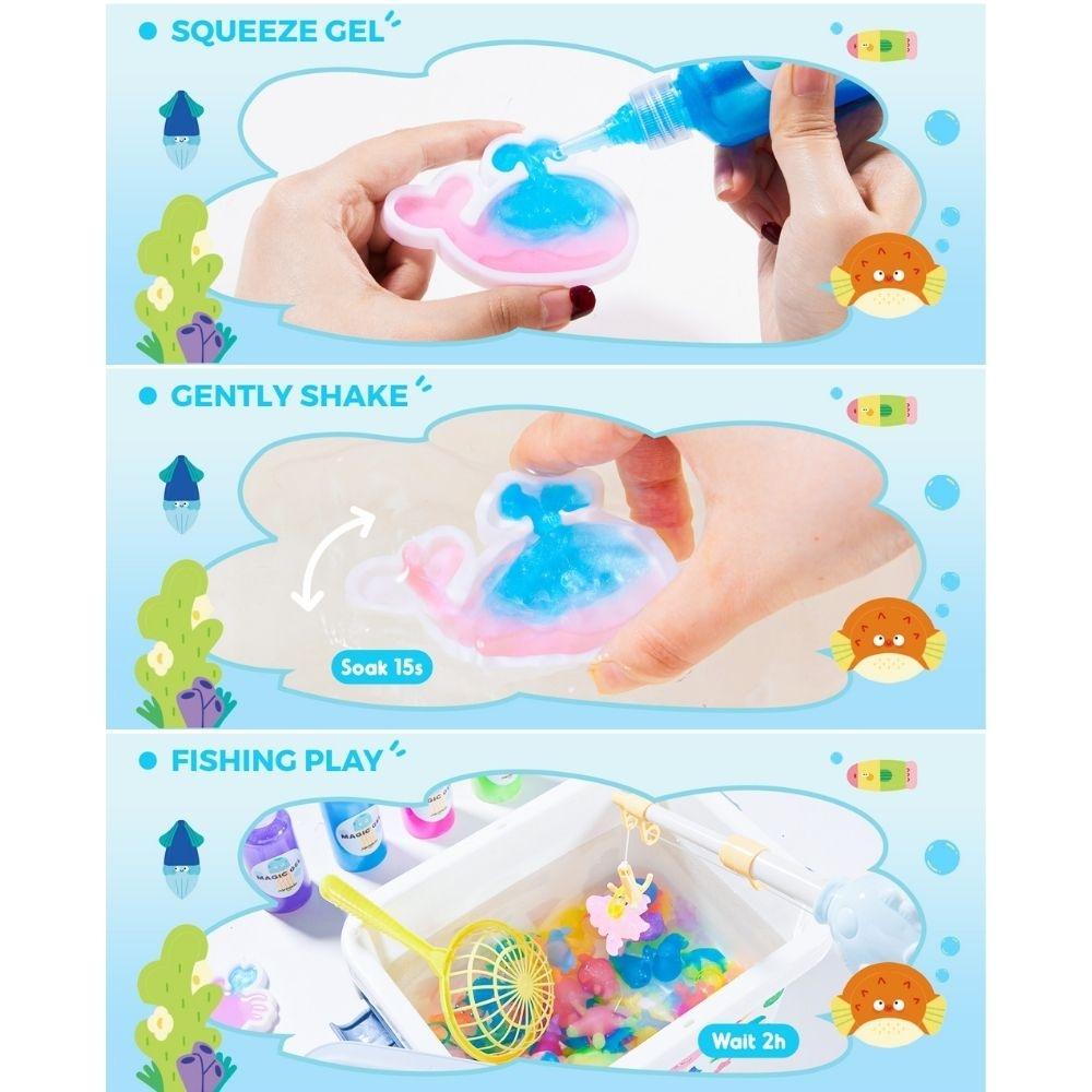 Crea tus figuritas de gel 3D en agua