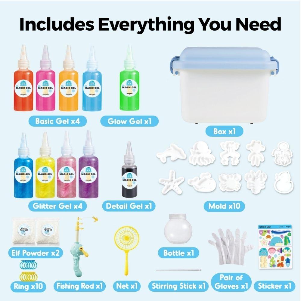 Crea tus figuritas de gel 3D en agua