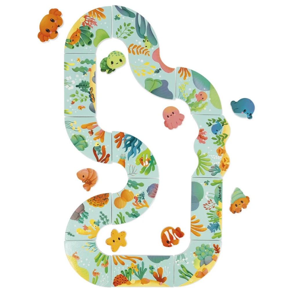 Puzzle y juego de baño: 13 piezas