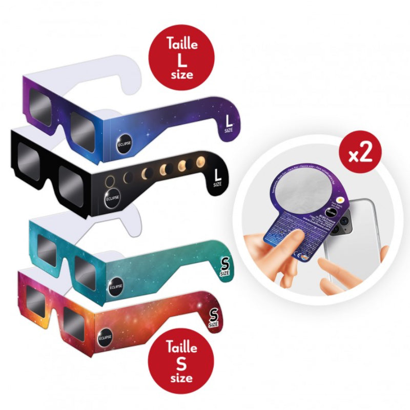 Pack de gafas para eclipse