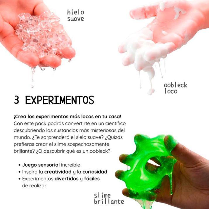 3 experimentos científicos: slime matters