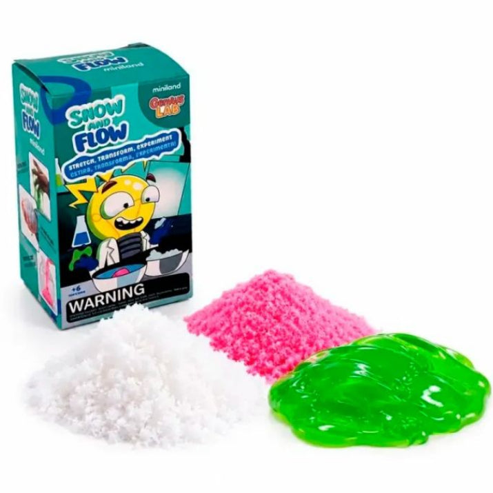 3 experimentos científicos: snow and flow