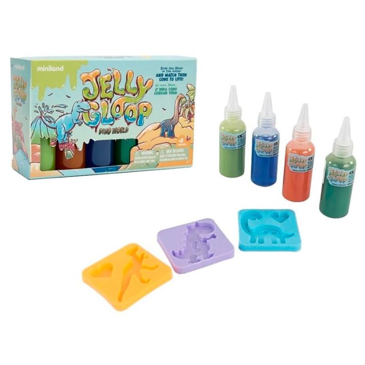 Crea tus figuritas de gel 3D JELLY GLOOP: dino world
