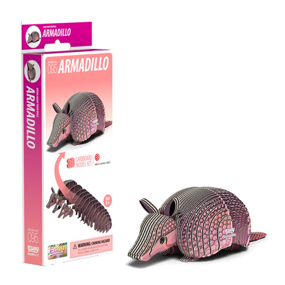 Kit MiniPuzzle 3D DodoLand · Armadillo - La Chata Merengüela