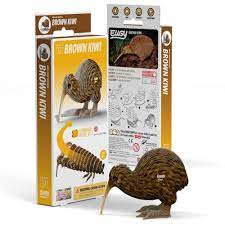 Kit MiniPuzzle 3D DodoLand · Brown Kiwi - La Chata Merengüela