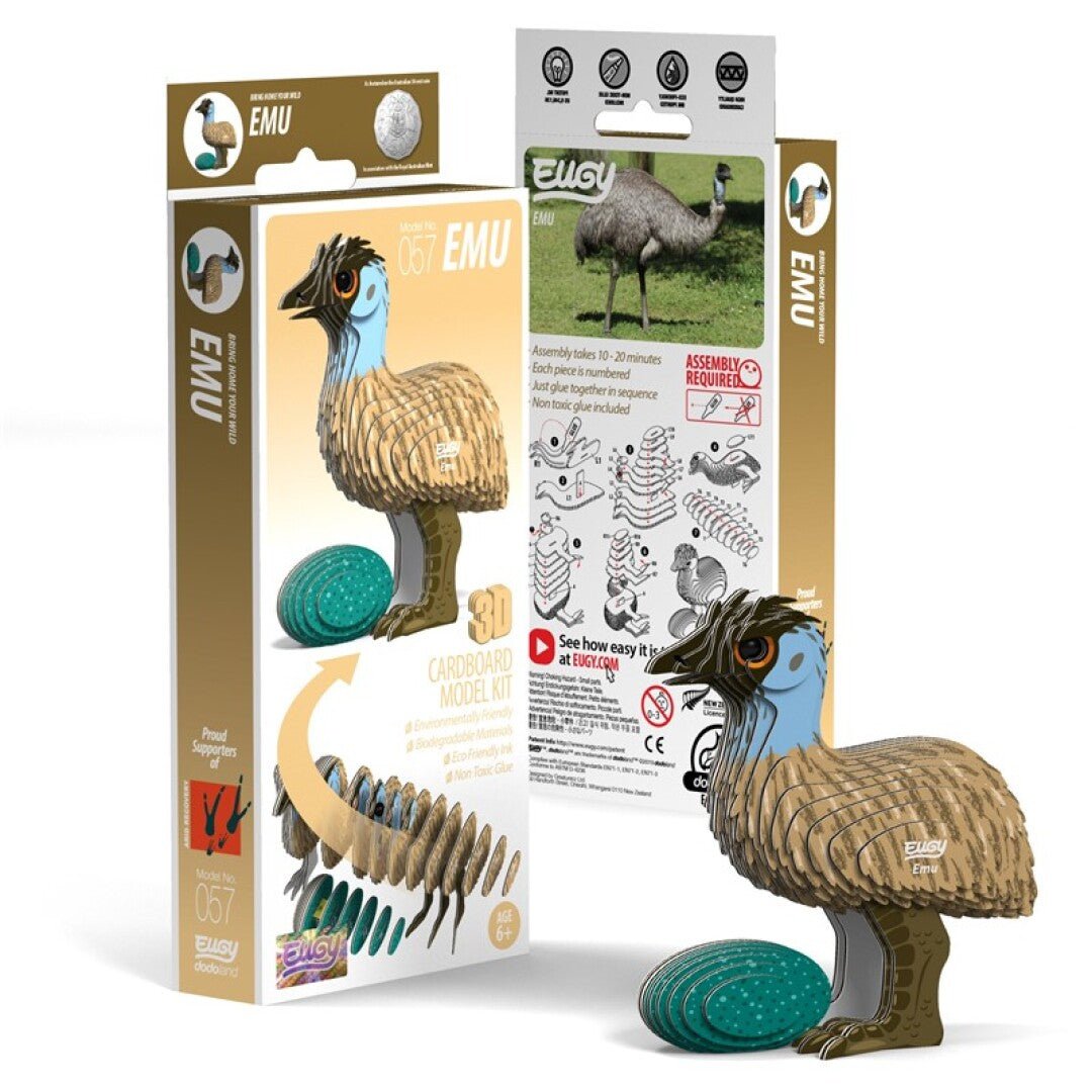 Kit MiniPuzzle 3D DodoLand · Emu - La Chata Merengüela