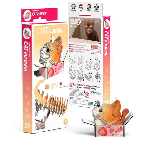 Kit MiniPuzzle 3D DodoLand · Mi Gato Pumpkin - La Chata Merengüela