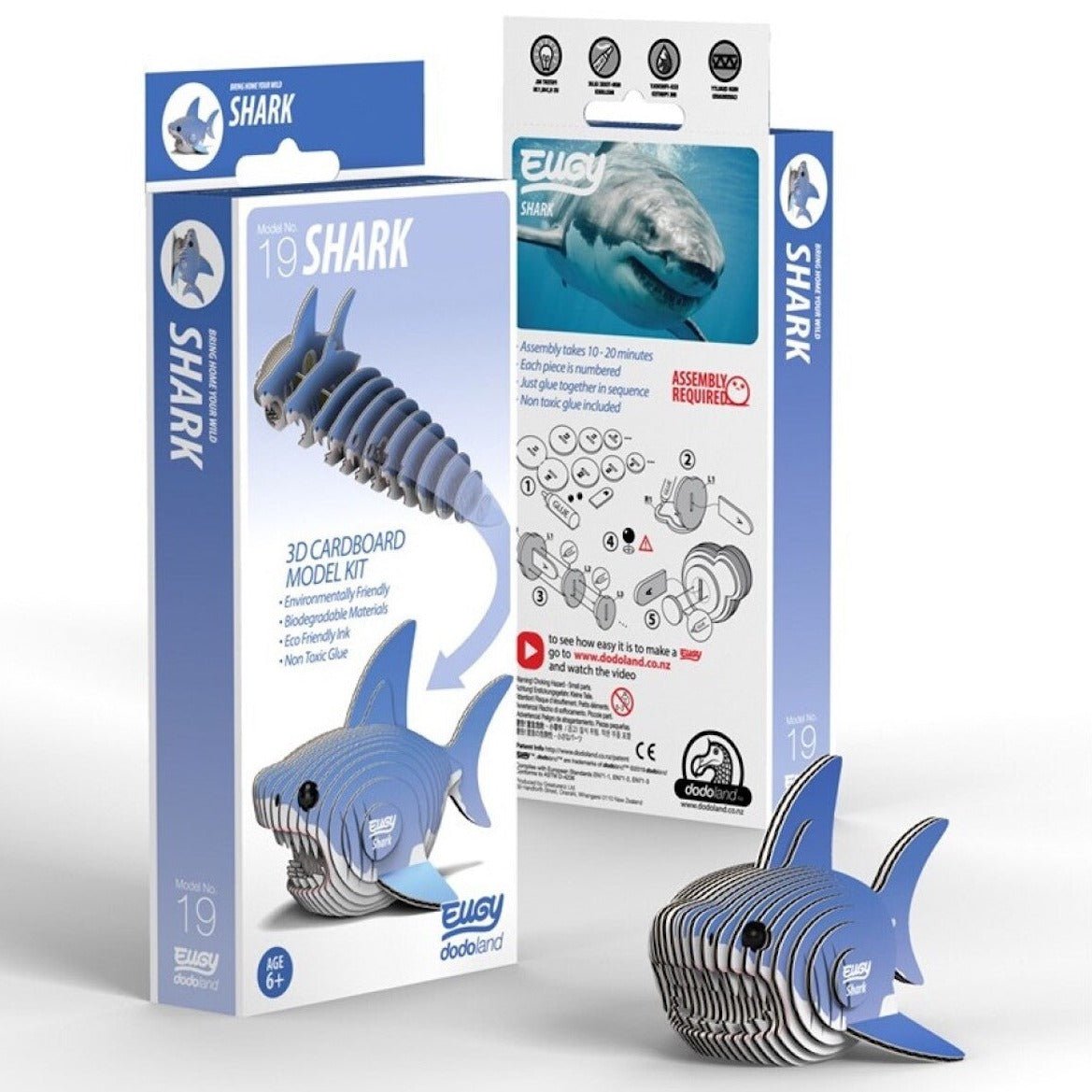 Kit MiniPuzzle 3D DodoLand · Tiburón - La Chata Merengüela