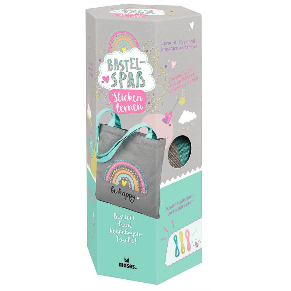 Kit para coser · Cose y Decora un Arcoiris en la Bolsa - La Chata Merengüela