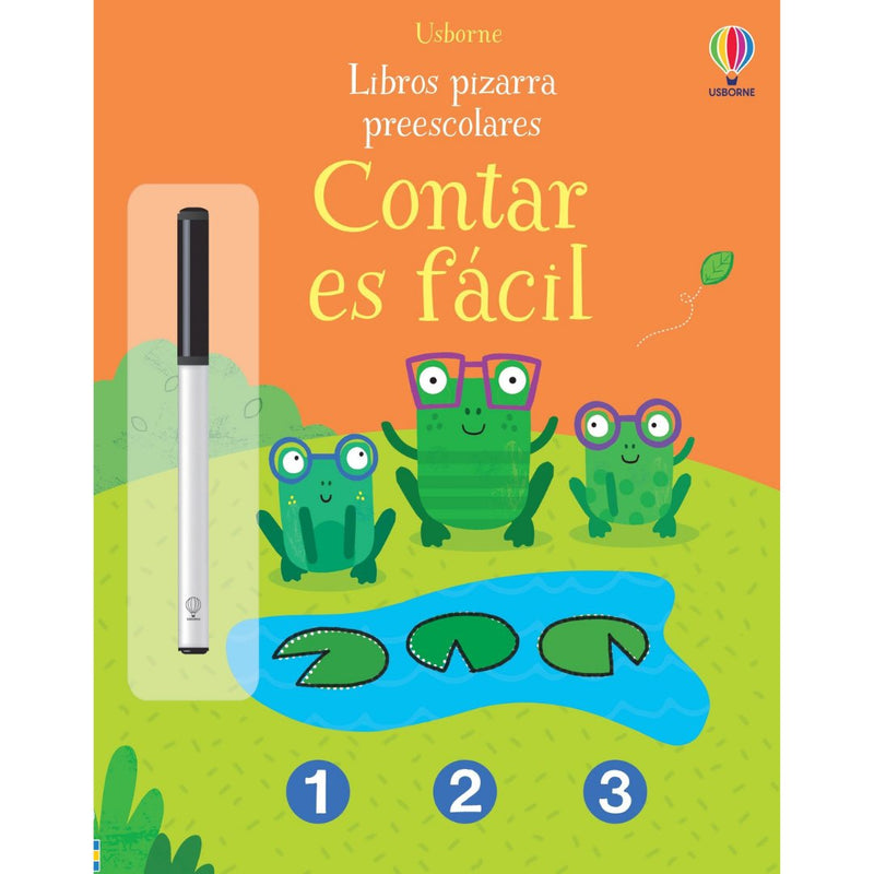 Libro pizarra reutilizable · Contar es fácil - La Chata Merengüela