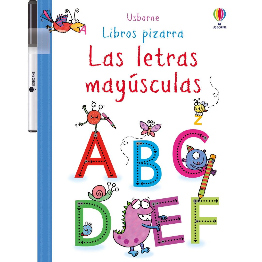 Libro pizarra reutilizable · Letras Mayúsculas - La Chata Merengüela