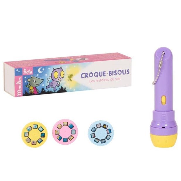 Linterna proyector de historias Moulin Roty · Croque - Bisous - La Chata Merengüela