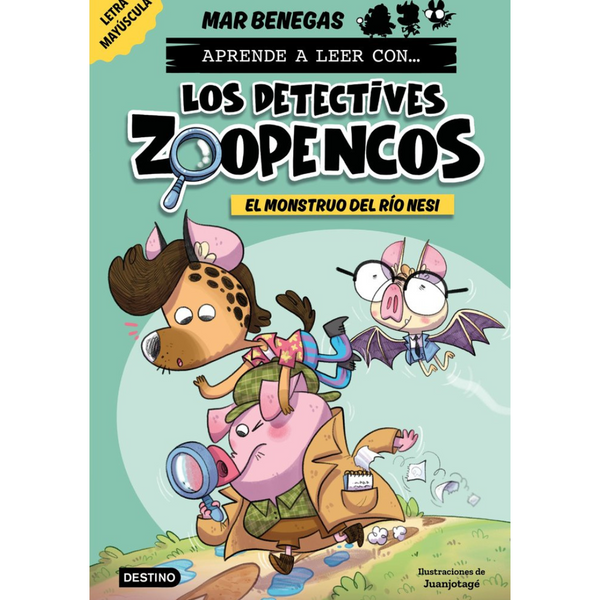 Aprende a leer con... ¡Los Detectives Zoopencos! 1 · El monstruo del río Nesi
