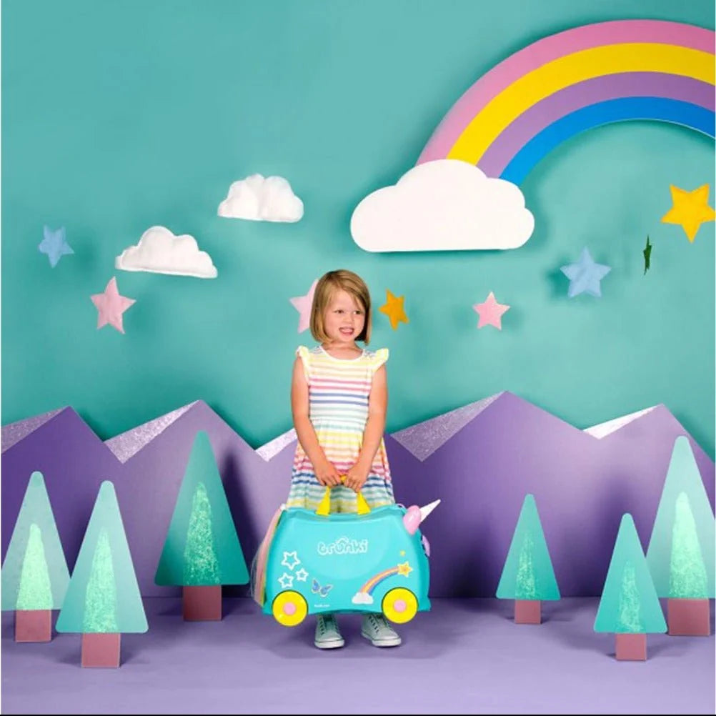 ¡CON TARA! Maleta Infantil Trunki · Unicornio