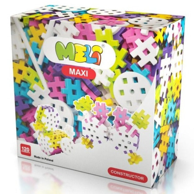 Construcciones Meli · Maxi constructor pastel 120 piezas