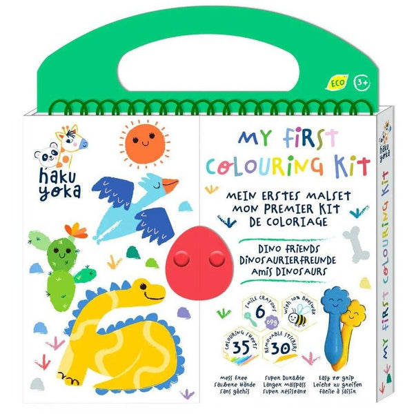 Mi primer kit de color Haku Yoka · Dino Friends - La Chata Merengüela