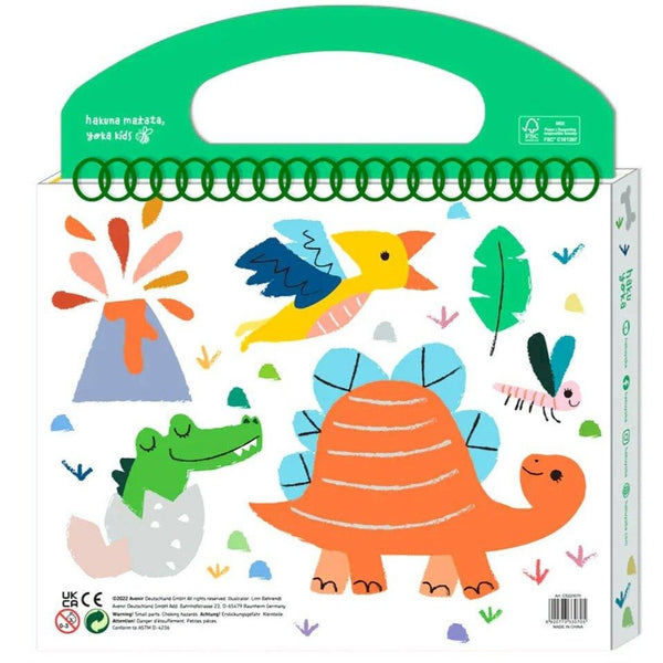 Mi primer kit de color Haku Yoka · Dino Friends - La Chata Merengüela