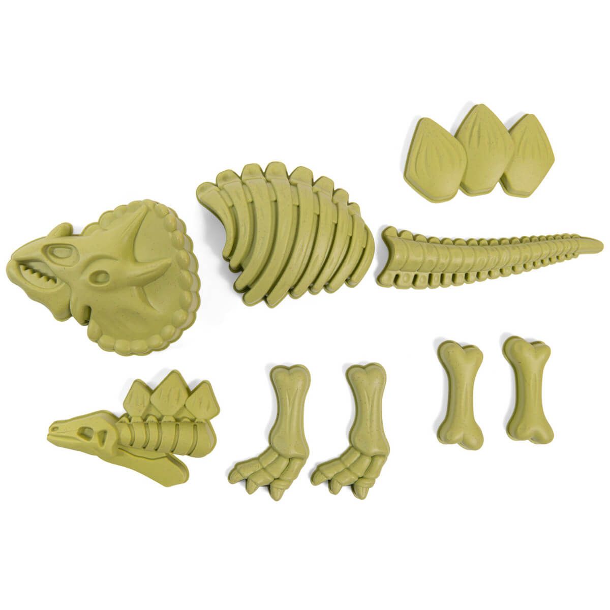 Molde fósil de dinosaurio para arena - La Chata Merengüela