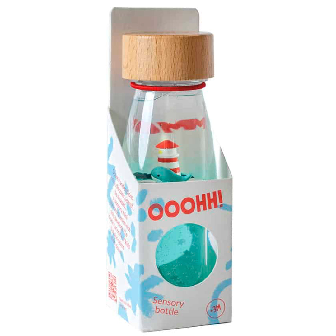 Botella sensorial de movimiento · whale calm