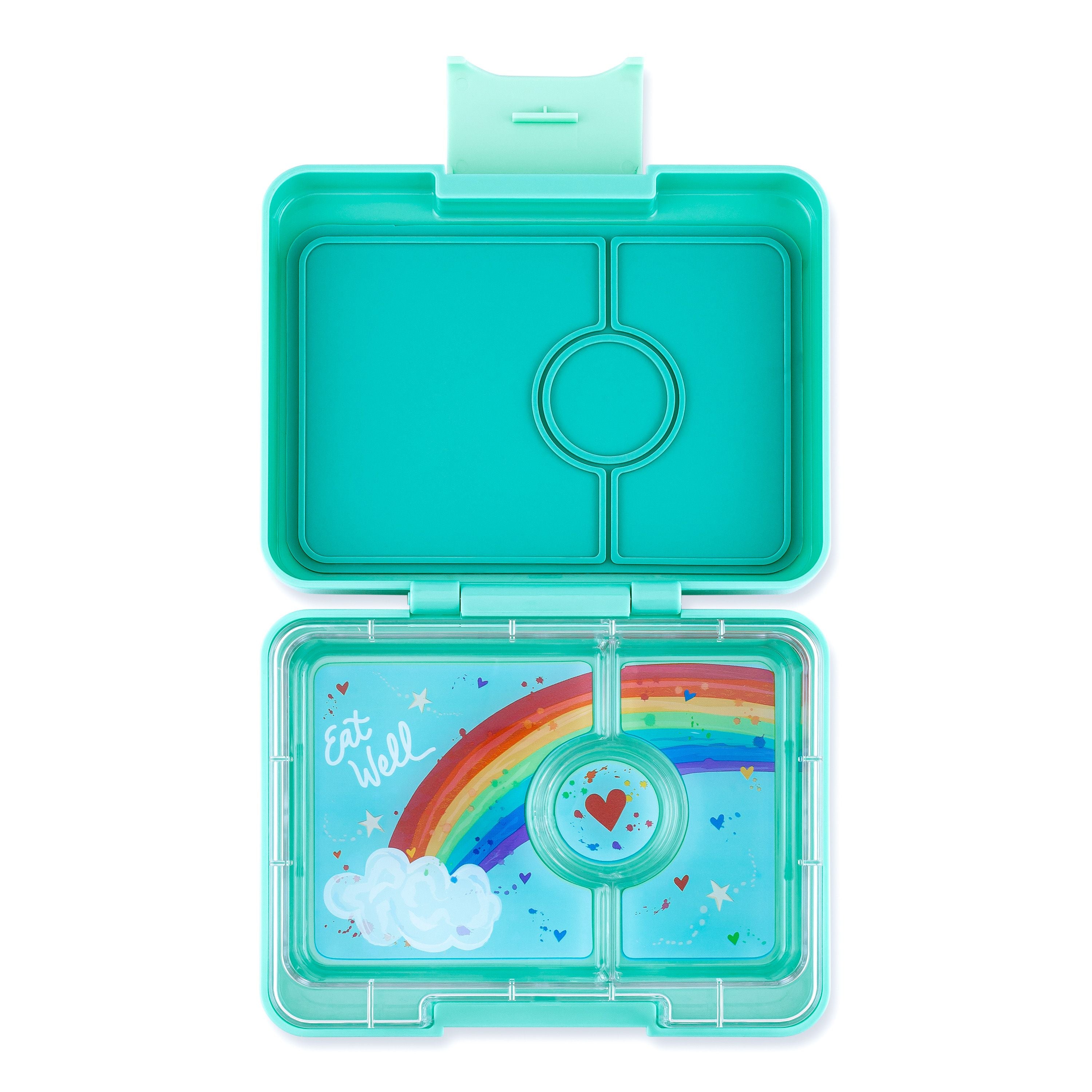 Yumbox Snack · Rainbow aqua