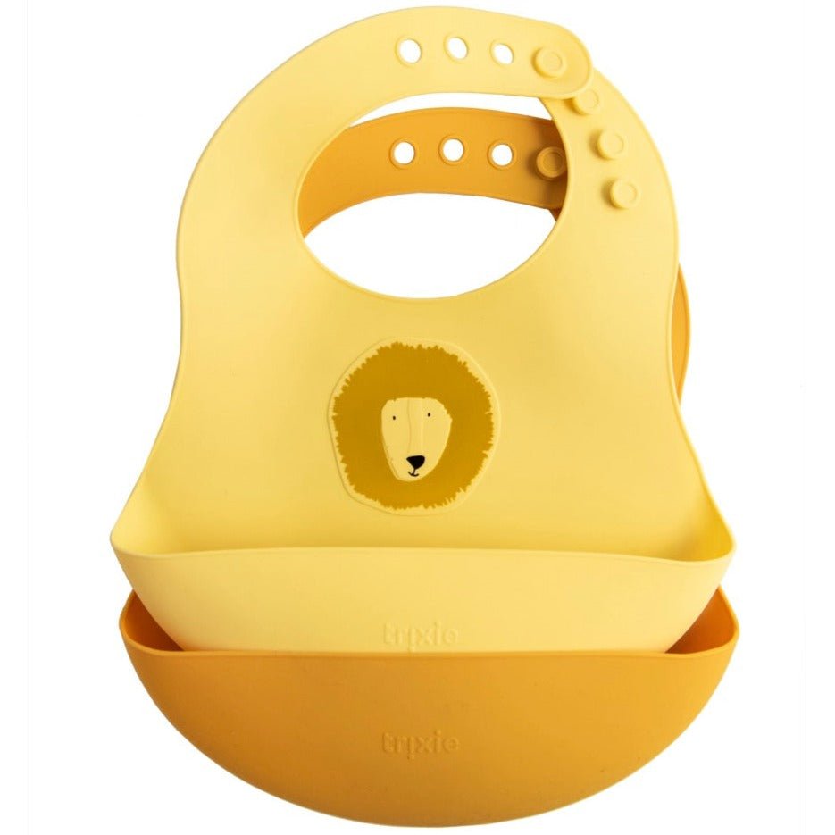 Pack de 2 Baberos de silicona Trixie · León - La Chata Merengüela