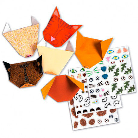 Papiroflexia Origami · Caras de Animales