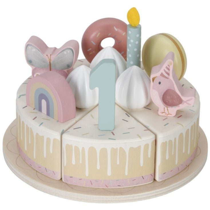 Pastel de cumpleaños Little Dutch · Rosa - La Chata Merengüela