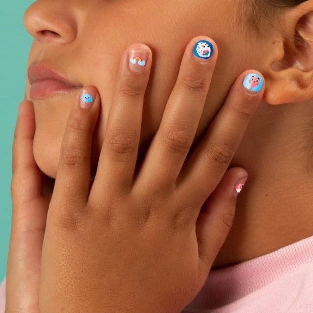 Pegatinas OMY para las uñas · Unicornios - La Chata Merengüela