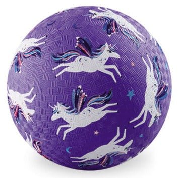 Pelota de caucho natural · Purple Unicorn - La Chata Merengüela