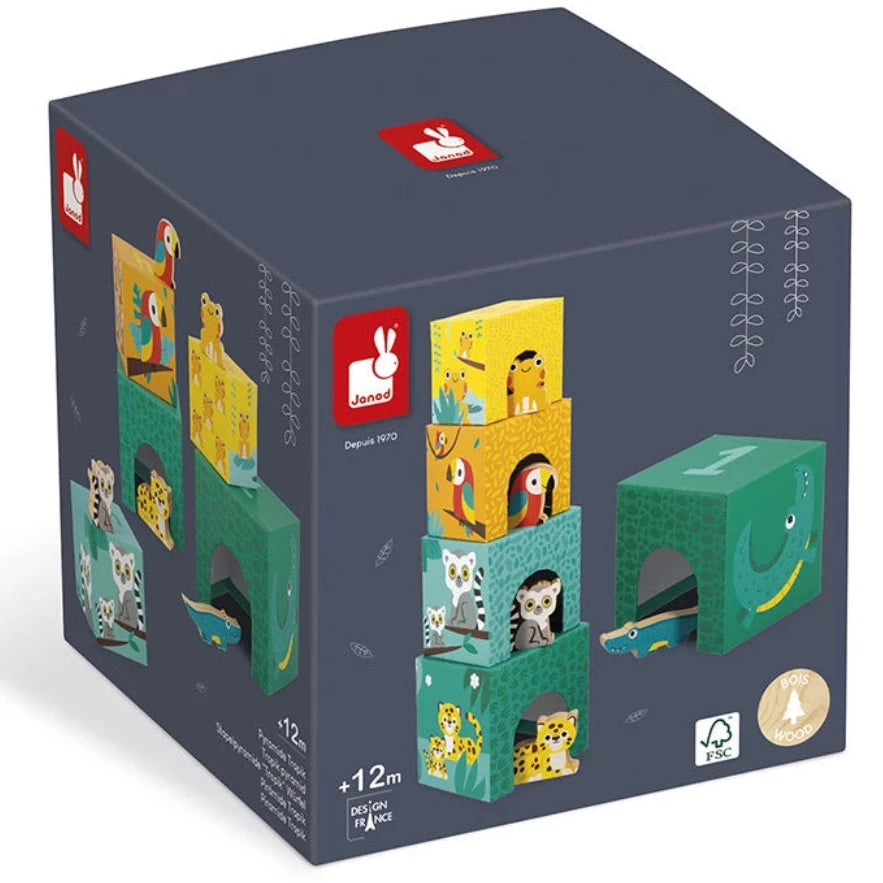Pirámide de 5 cubos TROPIK