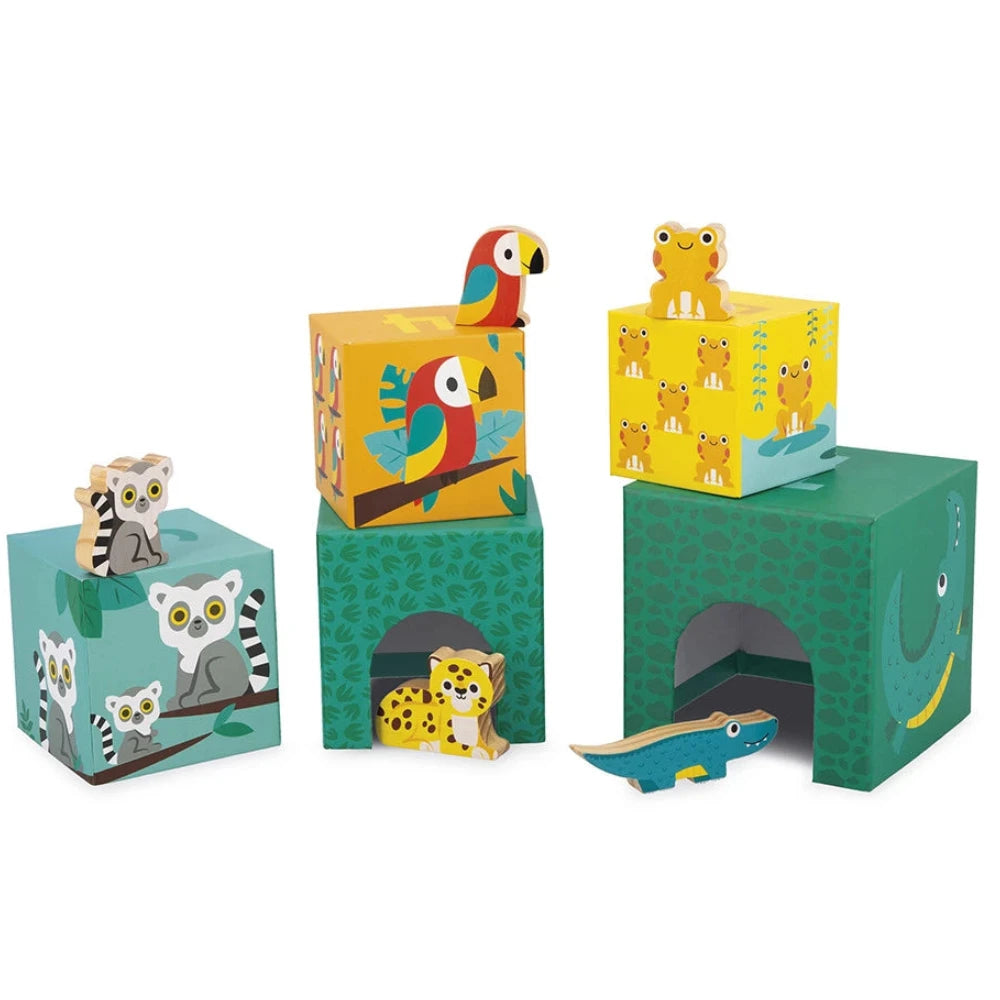 Pirámide de 5 cubos TROPIK