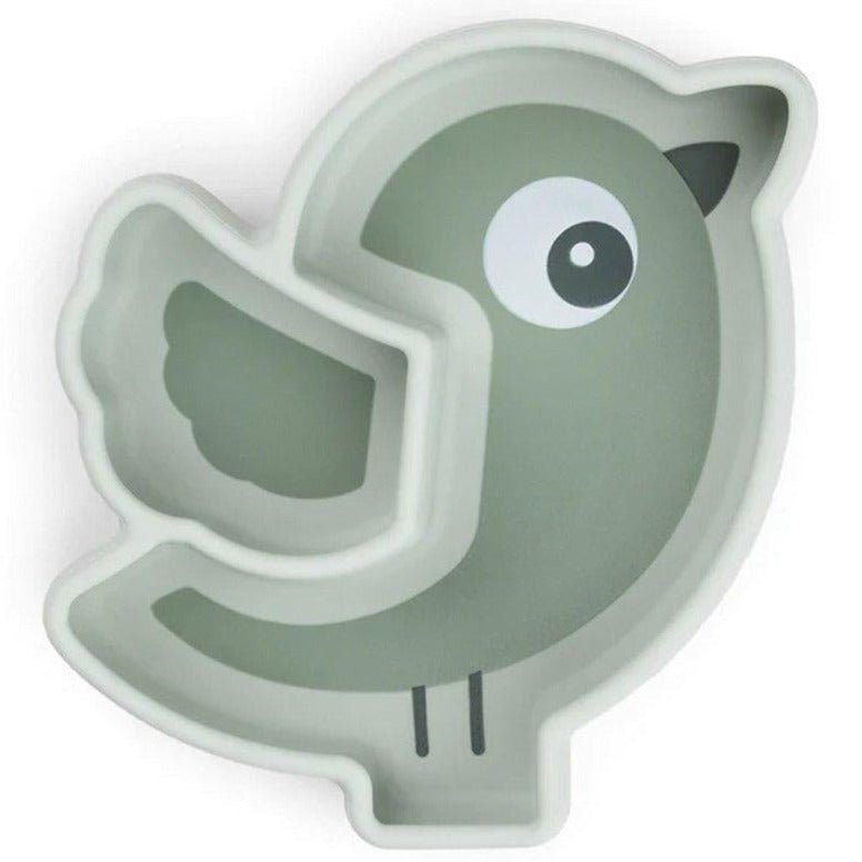 Plato silicona con Compartimentos Done by Deer · Birdee Green - La Chata Merengüela