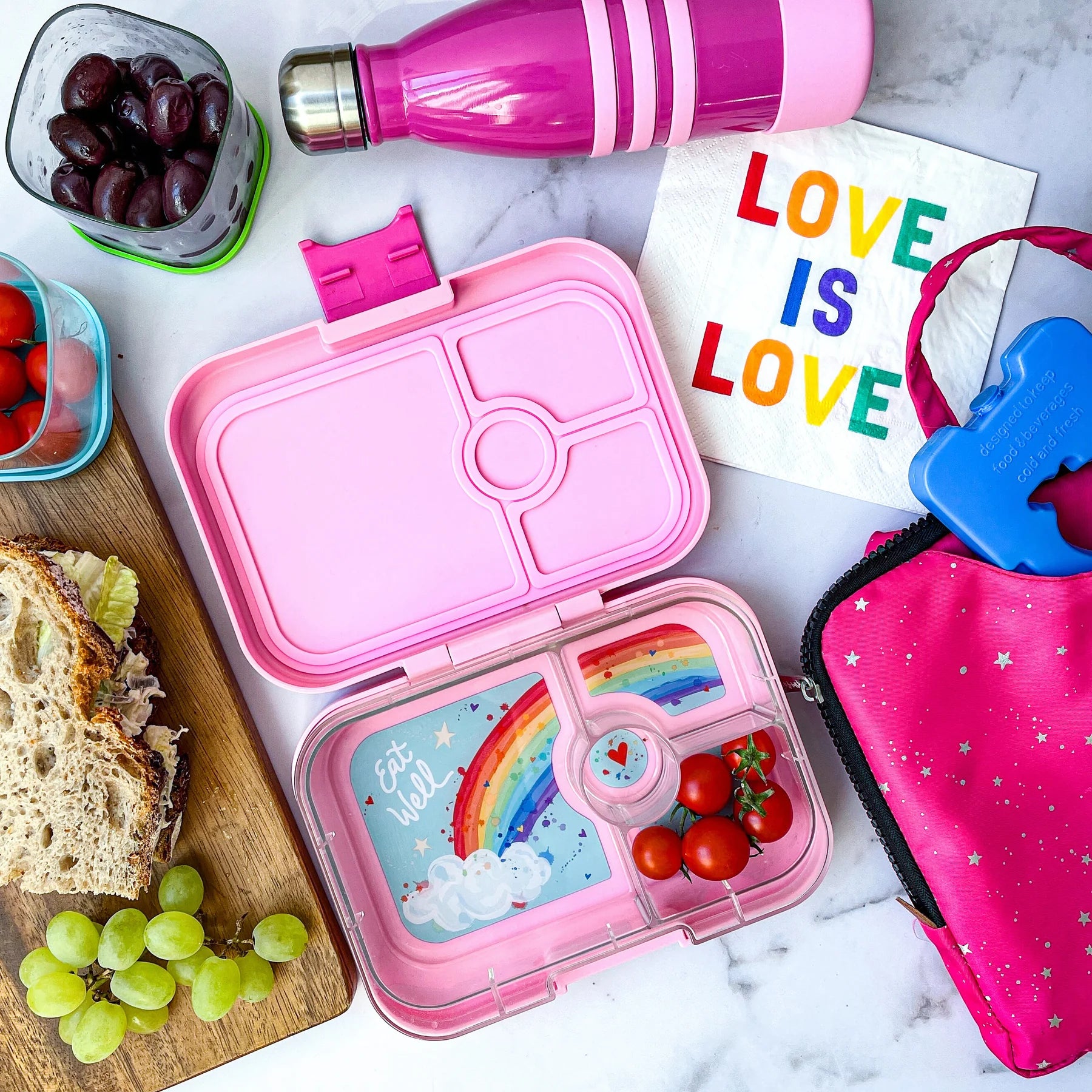 Yumbox PANINO · rainbow pink