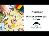 Pinta con los dedos · unicornios y hadas