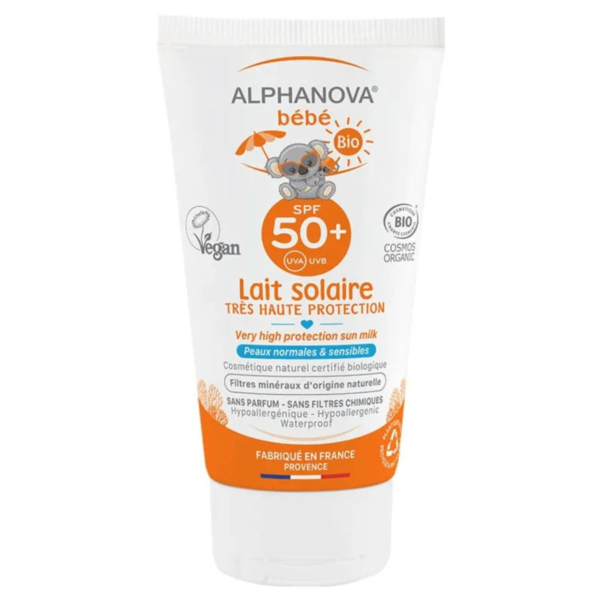 Protector solar CREMA BIO bebé SPF 50 ALPHANOVA 50ml